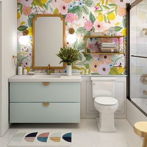 Цветная и яркая ванная комната: как преобразить санузел в Берёзовке - beryozovka.mebel54.com | фото
