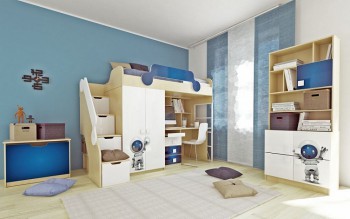Детская комната Санни (Белый/корпус Клен) в Берёзовке - beryozovka.mebel54.com | фото
