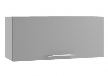 Гарда ПГ 800 шкаф верхний горизонтальный (Белый Эмалит/корпус Серый) в Берёзовке - beryozovka.mebel54.com | фото