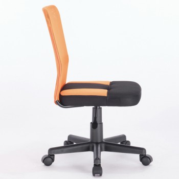 Кресло компактное BRABIX Smart MG-313 (черный, оранжевый) в Берёзовке - beryozovka.mebel54.com | фото