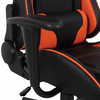 Кресло компьютерное BRABIX GT Racer GM-100 (черный, оранжевый) в Берёзовке - beryozovka.mebel54.com | фото