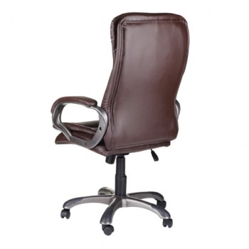 Кресло офисное BRABIX Omega EX-589 (коричневое) в Берёзовке - beryozovka.mebel54.com | фото
