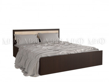 Кровать 1,4 Фиеста (Венге/Дуб беленый) в Берёзовке - beryozovka.mebel54.com | фото