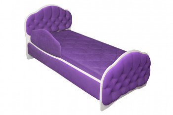 Кровать 170 Гармония 32 Фиолетовый (мягкий бортик) в Берёзовке - beryozovka.mebel54.com | фото