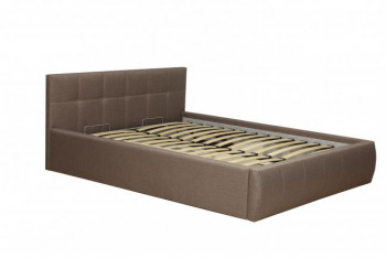 Кровать "Диана" ш. 1400 (Н=1010мм) (жаккард шоколад) в Берёзовке - beryozovka.mebel54.com | фото