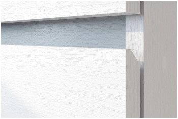 Модульная система "Токио" Пенал Белый текстурный / Белый текстурный в Берёзовке - beryozovka.mebel54.com | фото