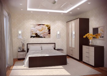 Модульная спальня Фиеста в Берёзовке - beryozovka.mebel54.com | фото