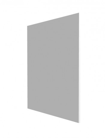 Панель торцевая С Ройс (для шкафов нижних) Белый софт в Берёзовке - beryozovka.mebel54.com | фото