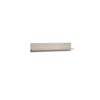 Полка навесная Саманта Дуб харбор белый в Берёзовке - beryozovka.mebel54.com | фото