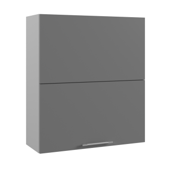 Ройс ВПГПМ 800 Шкаф верхний высокий Blum Aventos HF (Графит софт/корпус Серый) в Берёзовке - beryozovka.mebel54.com | фото