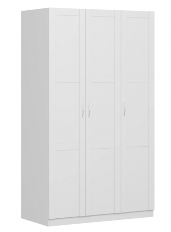 Шкаф трехдверный Пегас сборный белый в Берёзовке - beryozovka.mebel54.com | фото